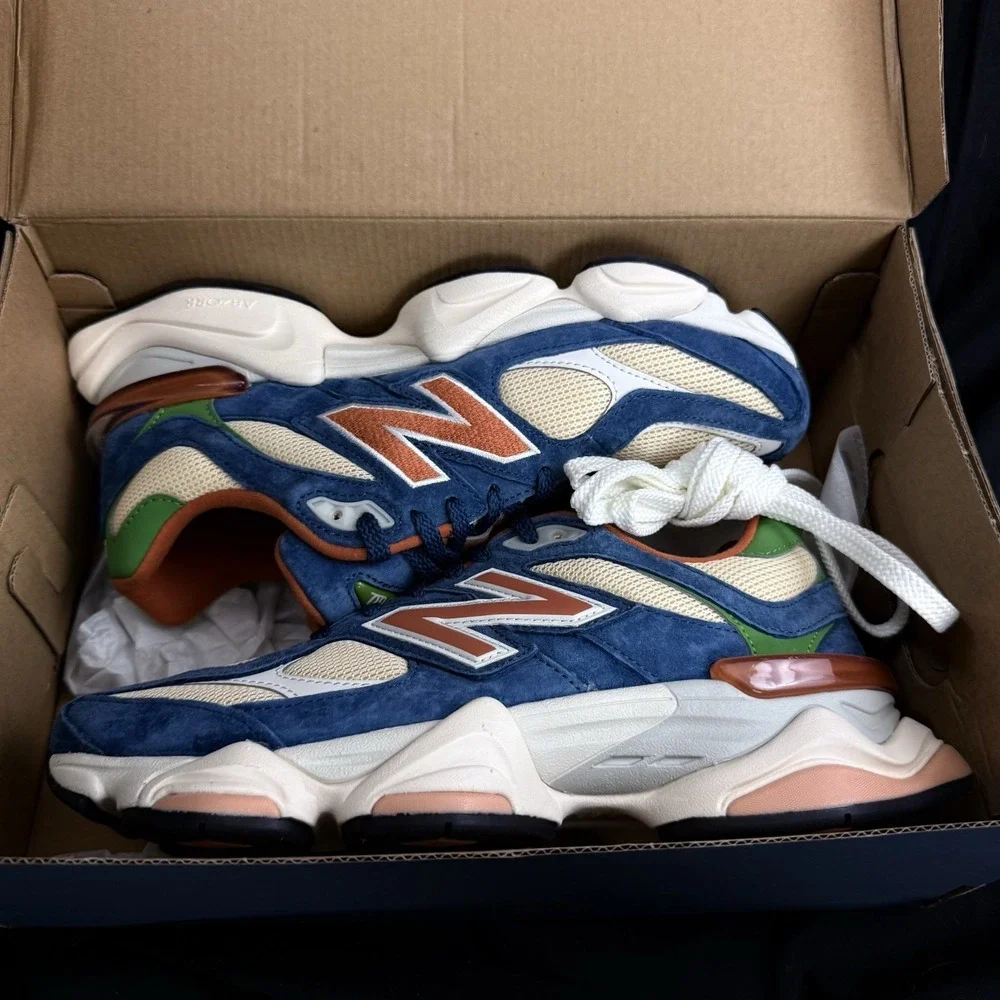 Size 8 New Balance 9060 Blue Beige Mens Shoes (U9060LDC) Lifestyle‎ Sneakers